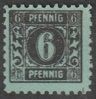 SBZ- Mecklenburg-Vorpommern: 1945, Plattenfehler: Mi. Nr. 8 V. 6 Pfg. Wertziffer.  **/MNH - Ungebraucht