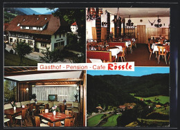 AK Elzach-Oberprechtal /Schwarzwald, Gasthaus-Pension-Cafe Rössle, Bes. Fam. Vogt  - Elzach