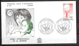 1985 - 341 - Année De La Jeunesse - 6 - FDC