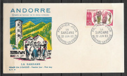 1963 - 166 - La Sardane - 1 - FDC