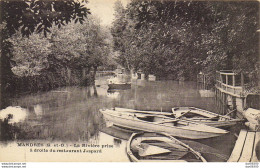 94 MANDRES LA RIVIERE PRISE A DROITE DU RESTAURANT JASPARD - Mandres Les Roses