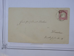 DR7 DEUTSCHLAND  LETTRE  1867 PETIT BUREAU A  ++AFF. INTERESSANT++++ - Altri & Non Classificati