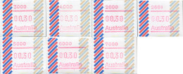 258792 MNH AUSTRALIA 1985 ETIQUETAS DE VALOR VARIABLE FRAMA - Mint Stamps