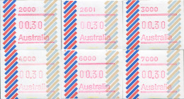 734373  AUSTRALIA 1985 ETIQUETAS DE VALOR VARIABLE FRAMA - Mint Stamps