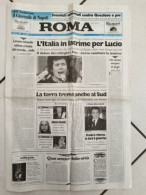 Br Giornale Il  Roma L'italia In Lacrime Per La Morte Di Lucio Battisti 1998 - Tijdschriften & Catalogi