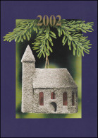 1815 Weihnachten 2002 Im Viererblock, PTT-Grußkarte Zum Jahreswechsel - Cartes-Maximum (CM)