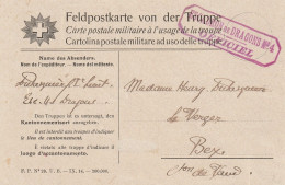 Suisse Carte Militaire 1914 - Documenten