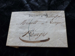 L-82 , Lettre 1825 , BESANCON 24 , Pour Bourges - 1801-1848: Precursors XIX