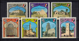 Libyen: 497-503 Bauwerke Moscheen, Satz ** Postfrisch - Libyen