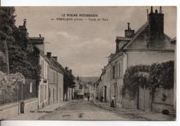 Carte Postale Ancienne Remalard - Route De Paris - Remalard