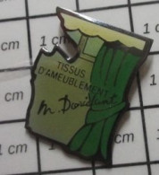 513H Pin's Pins / Beau Et Rare / MARQUES / LES TISSUS D'AMEUBLEMENT M DORIDANT RIDEAU - Markennamen