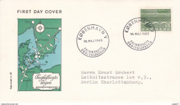 Denmark 1963 Cz.Slania FDC Minr,413x Opening The Crow Bar To Germany - FDC