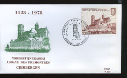 1888 - FDC - Grimbergen - Stempel: Bruxelles - Brussel - 1971-1980