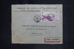 A.O.F. - Enveloppe Commerciale De Abidjan Pour Paris En 1951 - L 153881 - Covers & Documents