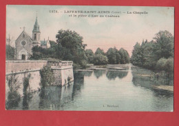 LAFERTE  - SAIT - AUBIN  La Chapelle Et La Pièce D'eau Du Chateau         45 - La Ferte Saint Aubin