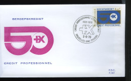 1938 - FDC - Beroepskrediet - Stempel: Bruxelles - Brussel - 1971-1980
