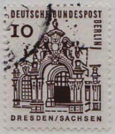 Berlin Poste Obl Yv:219/225 Edifices Allemands (cachet Rond) - Used Stamps