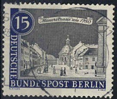 Berlin Poste Obl Yv:198 Mi:220 Mauerstrasse Um 1780 (beau Cachet Rond) - Gebraucht