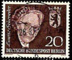 Berlin Poste Obl Yv:177 Mi:198 Louise Schroeder Maire De Berlin (TB Cachet Rond) - Used Stamps