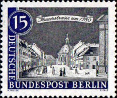 Berlin Poste N* Yv:198 Mi:220 Mauerstrasse Um 1780 (défaut Gomme) - Ungebraucht