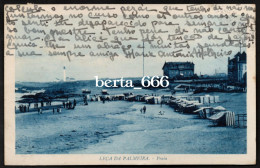 Matosinhos * Praia De Leça Da Palmeira * Circulado 1932 - Porto