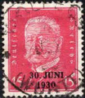 Allemagne Poste Obl Yv:426B Mi:445 Paul Von Hindenburg (cachet Rond) - Used Stamps