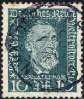 Allemagne Poste Obl Yv:359 Mi:368 Heinrich Von Stephan (TB Cachet Rond) - Used Stamps