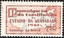 Brésil Poste Obl Yv: 702 Mi:999 Constituiçao Do Estado Da Guanabara (cachet Rond) - Used Stamps