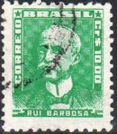 Brésil Poste Obl Yv: 677A Mi:870XII Rui Barbosa Ecrivain (cachet Rond) - Usados