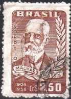 Brésil Poste Obl Yv: 663 Mi:947 Machado De Assis Ecrivain (Beau Cachet Rond) - Usados