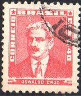 Brésil Poste Obl Yv: 580 Mi:851XI Oswaldo Cruz Médecin (Beau Cachet Rond) - Usados