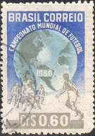 Brésil Poste Obl Yv: 484 Mi:752 Campeonato Mundial De Futebol (Dents Courtes) - Usados