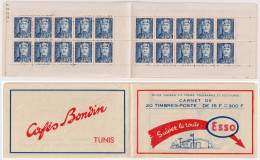 Tunisia 1955 Y.T.395 Booklet Of 20 **/MNH VF/F - Ongebruikt