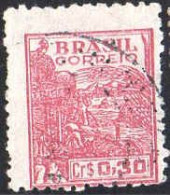 Brésil Poste Obl Yv: 465A Mi:702XI Agriculture (cachet Rond) - Agricoltura