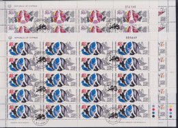 Zypern 750-753 Gestempelt Mit EST, Als Kleinbögen, Cept #NF293 - Gebraucht