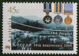 Korean War Commemoration 2000 (Mi 1918 Yv 1818) Used Gebruikt Oblitere Australia Australien Australie - Usados