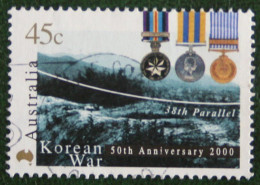 Korean War Commemoration 2000 (Mi 1918 Yv 1818) Used Gebruikt Oblitere Australia Australien Australie - Usados