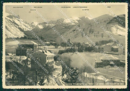 Cuneo Limone Piemonte Campi Sci Nevicata PIEGHINE Foto FG Cartolina KF1542 - Cuneo