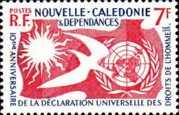Nle-Calédonie Poste N** Yv: 290 Mi:363 Droits De L'homme - Unused Stamps