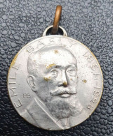Pendentif Médaille Des Mines Du Pas-de-Calais "Emile Basly - Syndicat Des Mineurs Du Pas-de-Calais" - Professionnels / De Société