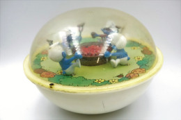 Smurfs Illco Roly Poly Musical Chime Ball Campfire - *** - Stroumph - Smurf - Schleich - Peyo - 1982 - Smurfen