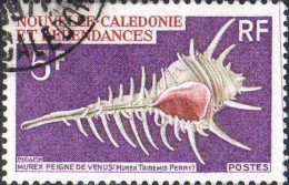 Nle-Calédonie Poste Obl Yv: 359 Mi:470 Murex Triremis Perry (Beau Cachet Rond) - Conchiglie