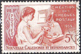 Nle-Calédonie Poste Obl Yv: 296 Mi:371 Création Des Cheques Postaux (Beau Cachet Rond) - Altri & Non Classificati