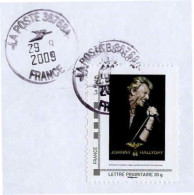 France IDCol Obl ( 25) Johny Halliday Tour 66 (TB Cachet Rond) 38768A 29-9-2009 Fragment - Other & Unclassified