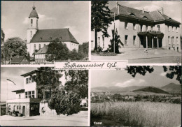 Ansichtskarte Seifhennersdorf Kirche, Theater, Gasthaus, Überblick 1961 - Seifhennersdorf