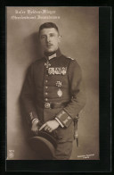 AK Helden-Flieger Oberleutnant Immelmann In Uniform  - 1914-1918: 1. Weltkrieg