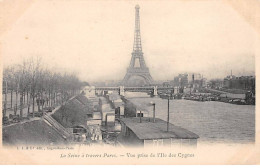 PARIS - La Seine à Travers Paris - Vue Prise De L'Ile Des Cygnes - Très Bon état - The River Seine And Its Banks