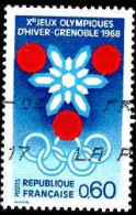 France Poste Obl Yv:1520 Mi:1576 Jeux Olympiques D'hiver Grenoble (Obl.mécanique) (Thème) - Inverno1968: Grenoble