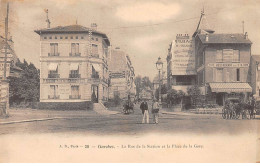 GARCHES - La Rue De La Station Et La Place De La Gare - Très Bon état - Garches