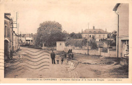 COURSON LES CARRIERES - L'Hospice Cantonal Et La Route De Druyes - Très Bon état - Courson-les-Carrières